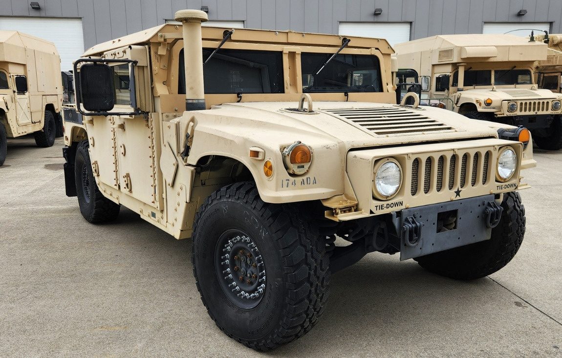 Military tactical vehicles protected by The Military Fuel Vault locking fuel door